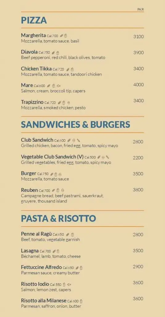 sky 24 movenpick islamabad menu