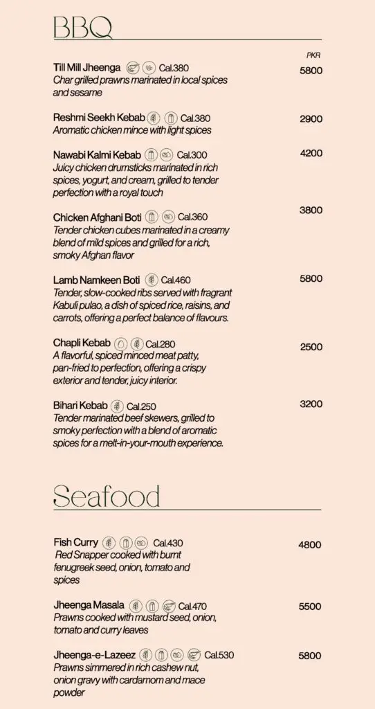 movenpick hotel islamabad menu