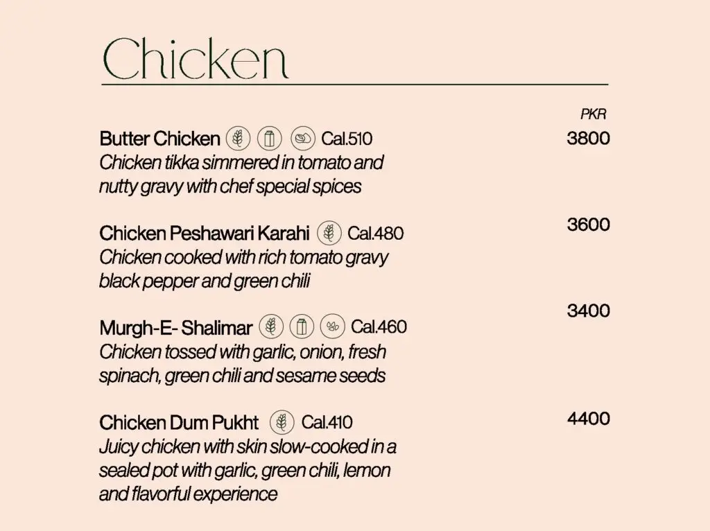 movenpick hotel islamabad menu