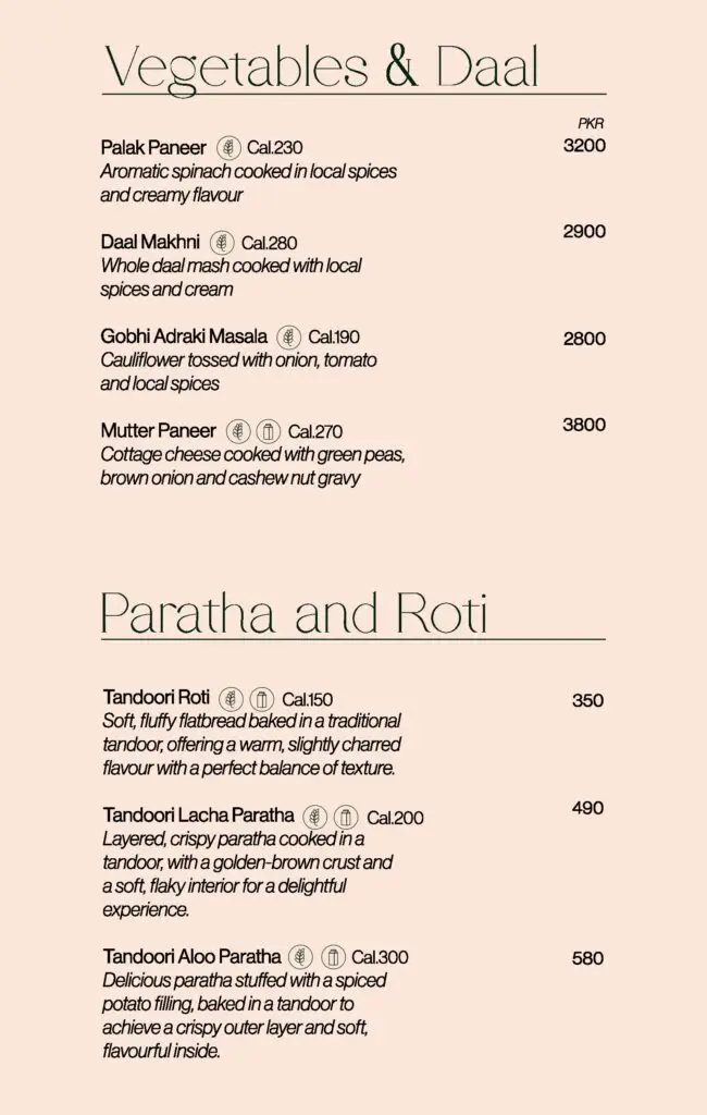 movenpick hotel islamabad menu
